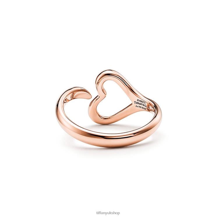 Unisex Tiffany Open Heart Ring Jewelry 88T0X1502