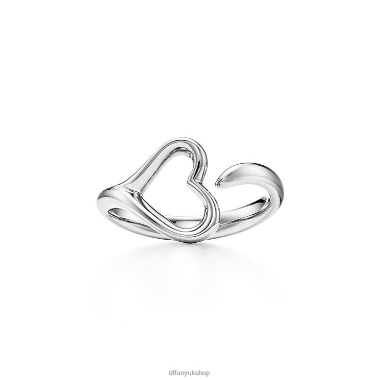 Unisex Tiffany Open Heart Ring Jewelry 88T0X1820