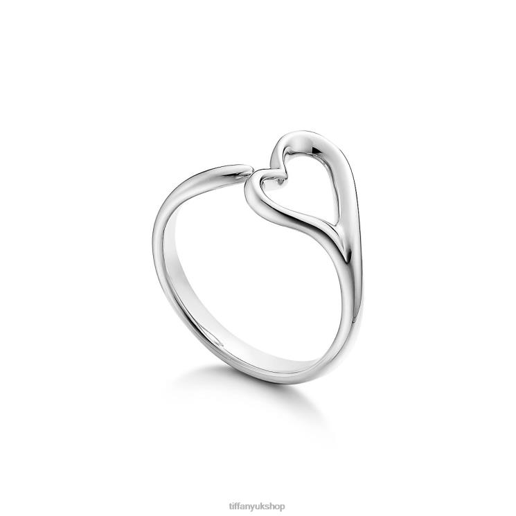 Unisex Tiffany Open Heart Ring Jewelry 88T0X1820