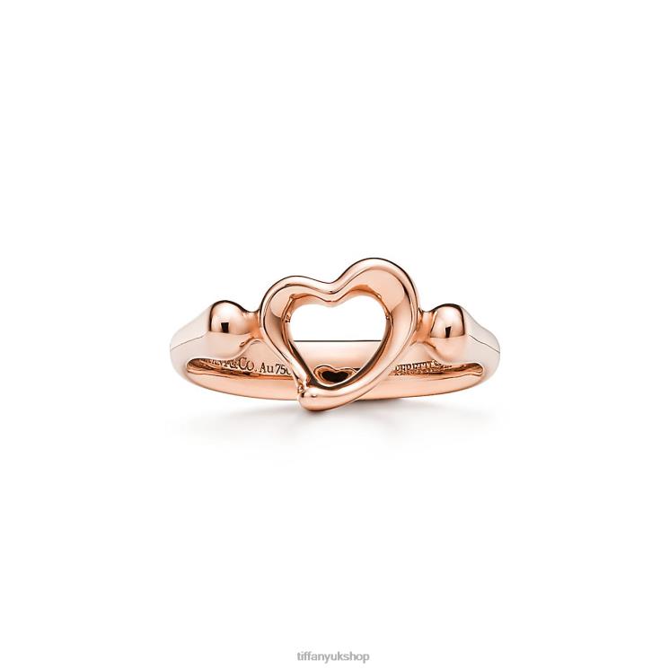 Unisex Tiffany Open Heart Ring Jewelry 88T0X1899