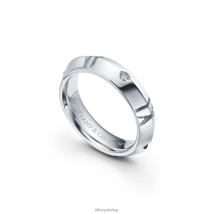 Unisex Tiffany X Closed Narrow Ring Jewelry 88T0X1611