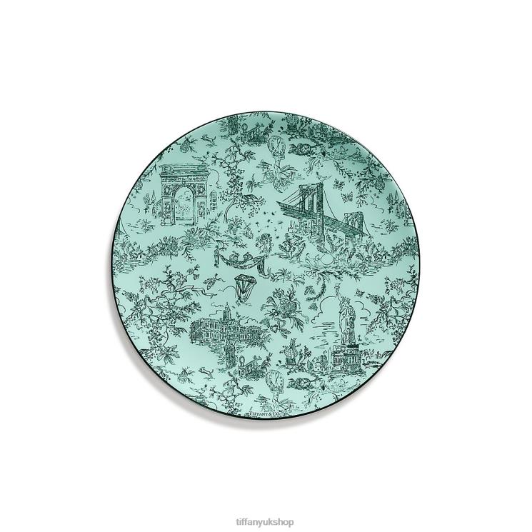 Unisex Tiffany Dessert Plate Home Decor 88T0X2012